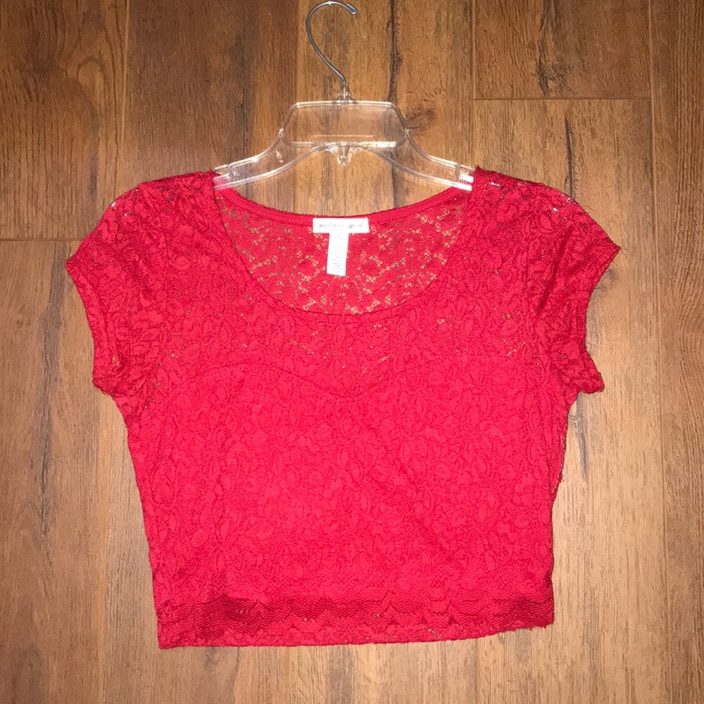 Cute Lace Crop Top